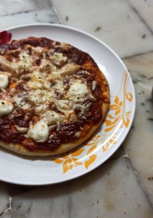 A picture of Cheesy pizza.