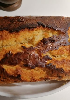 Una foto de Budín de limón y naranja