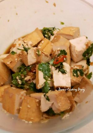 簡單涼拌油豆腐 的食譜成品照片