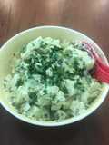 Papas con perejil y alioli