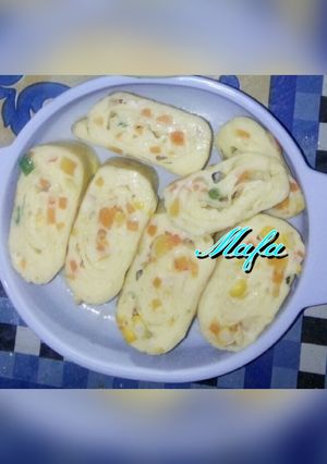 Foto resep Telur dadar wortel gulung