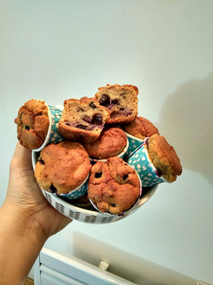 Foto resep Blueberry Muffins Rendah Kalori #dietDM