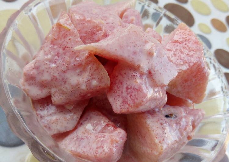 Steps to Make Super Quick Homemade Watermelon Delight