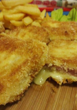 Foto resep Sandwich goreng isi kornet