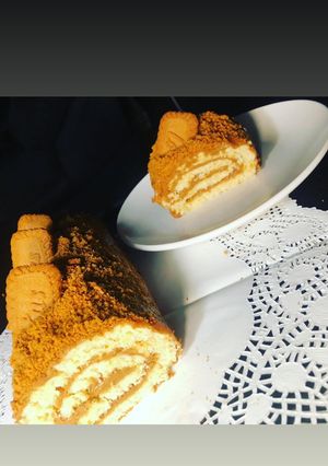 Une photo de Gâteau Roullé au spéculoos