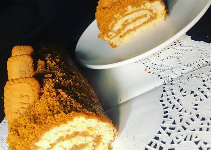 Gâteau Roullé au spéculoos