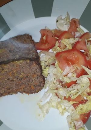 Una foto de Pan de carne reducido en calorías