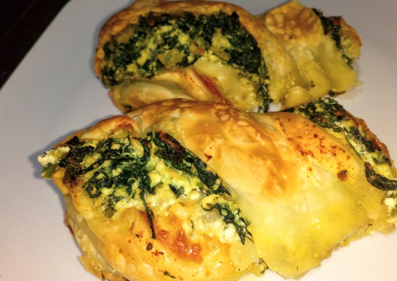 Queso Ricota en Rosca con Espinaca