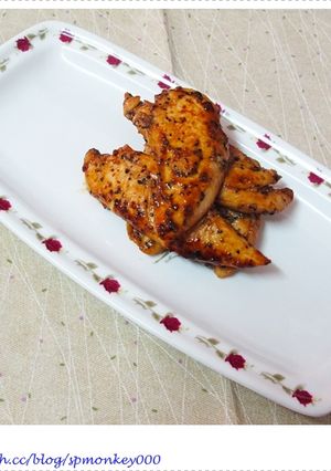 香煎黑胡椒雞柳 的食譜成品照片