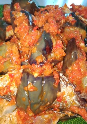 Foto resep Ikan kembung+terong balado