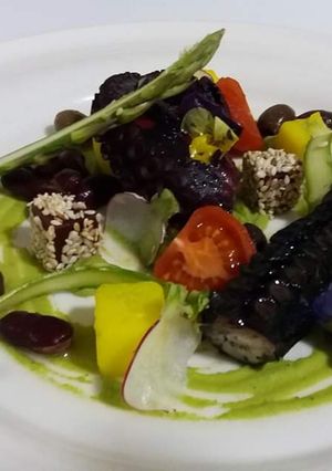 O poză a rețetei Salată de caracatiță.
