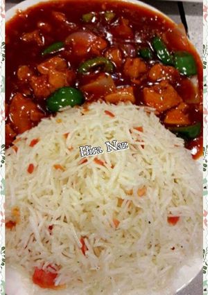 A picture of Chicken Manchuria.