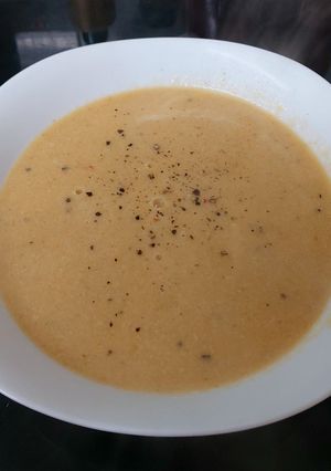 A picture of My Thick Chicken,Lentil & Carrot Soup.
