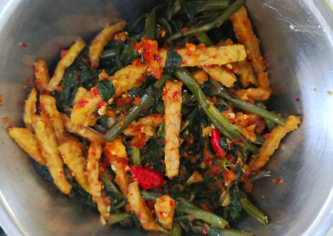 Kangkung Tempe Sambal