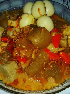 Foto resep Sambel goreng kikil tempe gembus