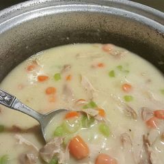A picture of Cara's Turkey & gravy.