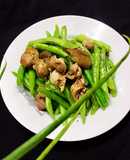 Lòng Gà Xào Đậu Que