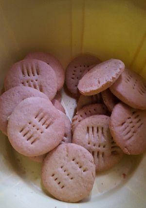 A picture of Vanilla bisquits homemade.