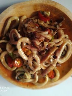 Foto resep Cumi oseng pedas