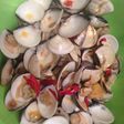 Kepasar ikan tertarik banget dengan kerang ini murah meriah 1kg