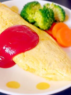 รูปของ ไข่ข้น オムレツ o-mu-re-tsu Omelet
