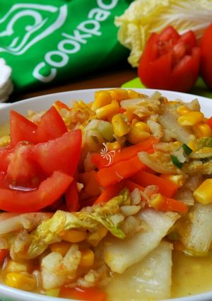Foto resep Cah Udang Sawi Kuncup