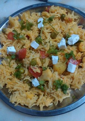 A picture of Veg pulav.