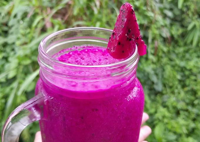 Resep Jus Buah Naga Merah oleh Ayumf_cooking - Cookpad