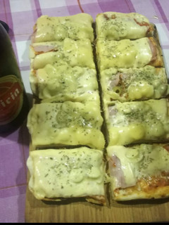 Una foto de Pizza casera