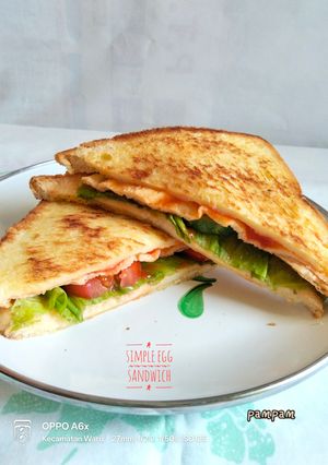 Foto resep Simple Egg Sandwich Roti Tawar