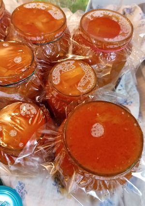 Lecsó télire 1.valtozat (készre készítve) KONZERV sűrített paradicsommal 🌶️🧄🍅🧅🌶️🍅Tv paprikából recept fotója
