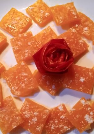 A picture of Orange jelly.