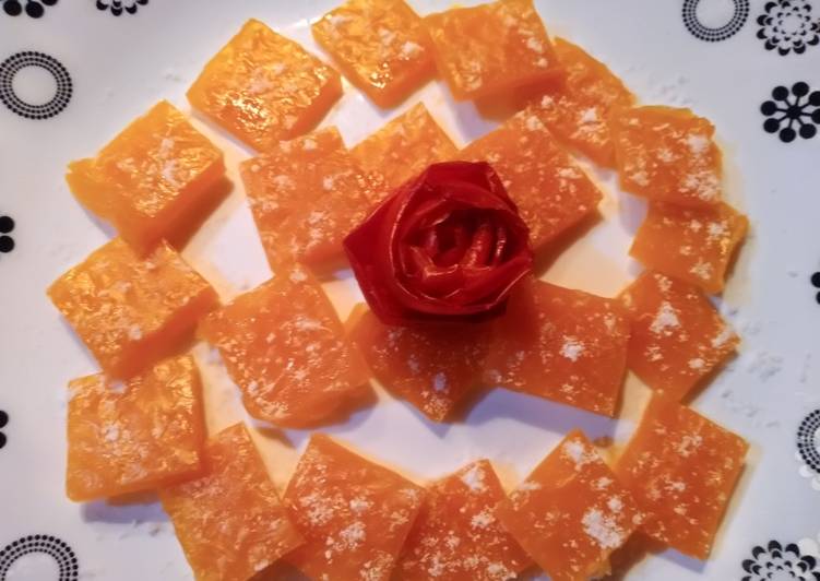 Simple Way to Make Quick Orange jelly
