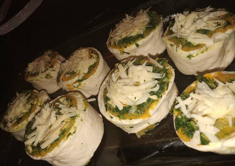 Rollos de acelga y calabacín🥬