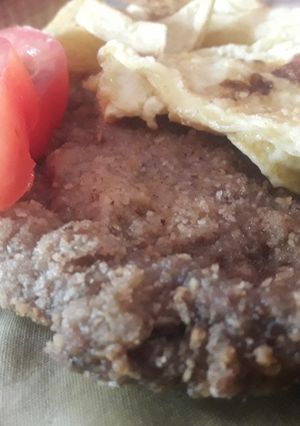Una foto de Milanesas de carne caseritas