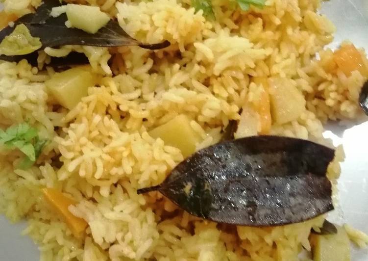 Easiest Way to Make Homemade Aloo dum biryani