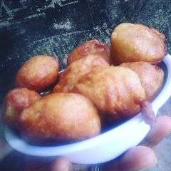 A picture of Plantain Puffs.