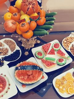 عکسی از دستور میز یلدای ۹۹