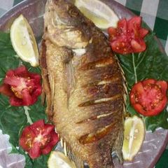A picture of Fried fish.