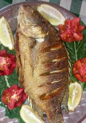 A picture of Fried fish.