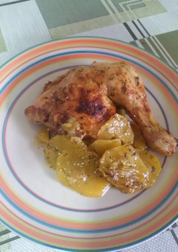 Una foto de Pollo asado a la importancia con thermomix