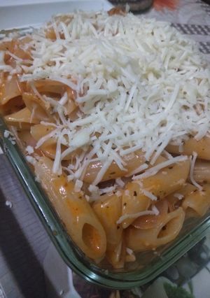A picture of Tangy & spicy pasta.