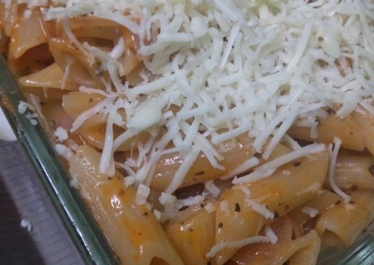 Recipe of Quick Tangy &amp; spicy pasta