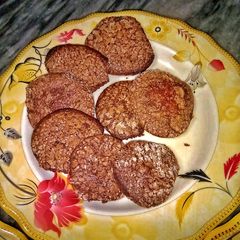 A picture of Chocolate Crinkle Cookies...❤️.