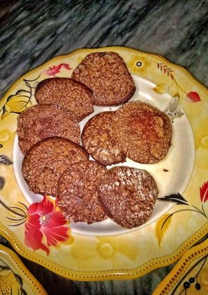 A picture of Chocolate Crinkle Cookies...❤️.