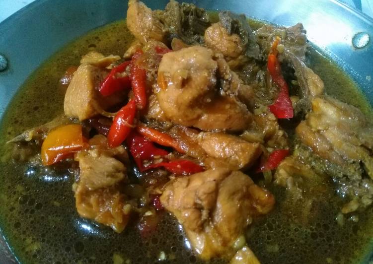 Bumbu memasak 24. Tumis Ayam Santan, Lezat