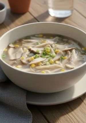 Foto resep Sop Jamur Tiram Jagung Manis