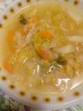 Zuppa rustica veg di finocchi e broccoli