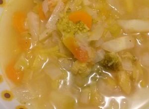 Foto di Zuppa rustica veg di finocchi e broccoli