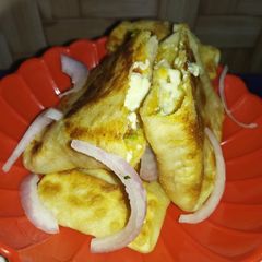 A picture of Cheese veggies potato patties.